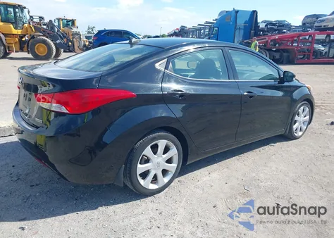 2013 Hyundai Elantra Limited из США, поврежденный, VIN 5NPDH4AE6DH311209